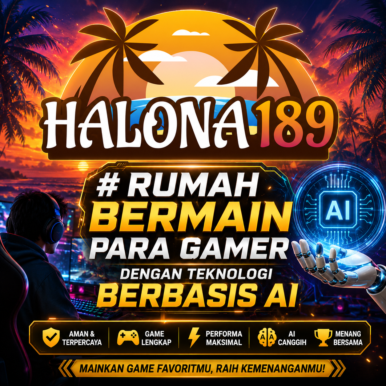 HALONA189 # Rumah Bermain Para Gamer Dengan Teknologi Berbasis AI